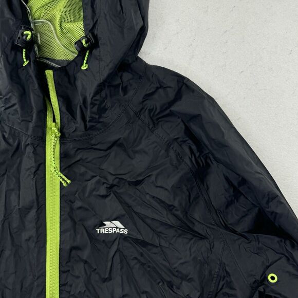 Trespass Tres-Tex Waterproof Windproof Windbreaker Rain Coat Sz Medium Packable - Picture 12 of 12